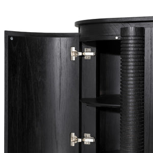 Dovetail Stefan Sideboard Mindi Wood Veneer - Black 