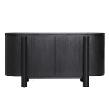 Dovetail Stefan Sideboard Mindi Wood Veneer - Black 