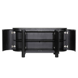 Dovetail Stefan Sideboard Mindi Wood Veneer - Black 