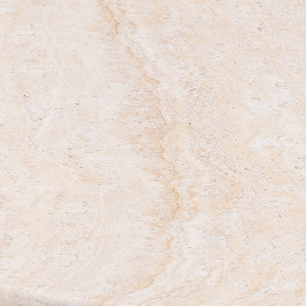 Karina Living Trebol Outdoor Coffee Table – Stylish Lightweight Concrete Design with Unique Faux Travertine Finish DOV14509-NATL