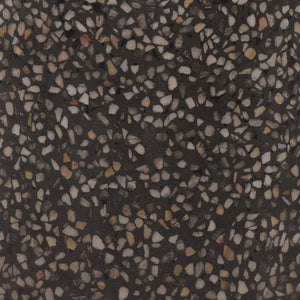 Karina Living Bravo Outdoor Side Table - Modern Black Concrete Terrazzo for Stylish Patios & Versatile Spaces DOV14516-BLCK