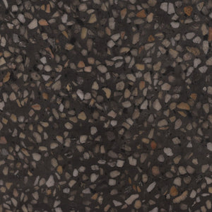 Karina Living Damira Modern Black Concrete Terrazzo Outdoor Coffee Table - Durable, Stylish, Low-Profile Design DOV14517-BLCK