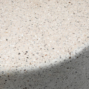 Dovetail Adriti Coffee Table Off White Terrazzo Terrazzo DOV14573