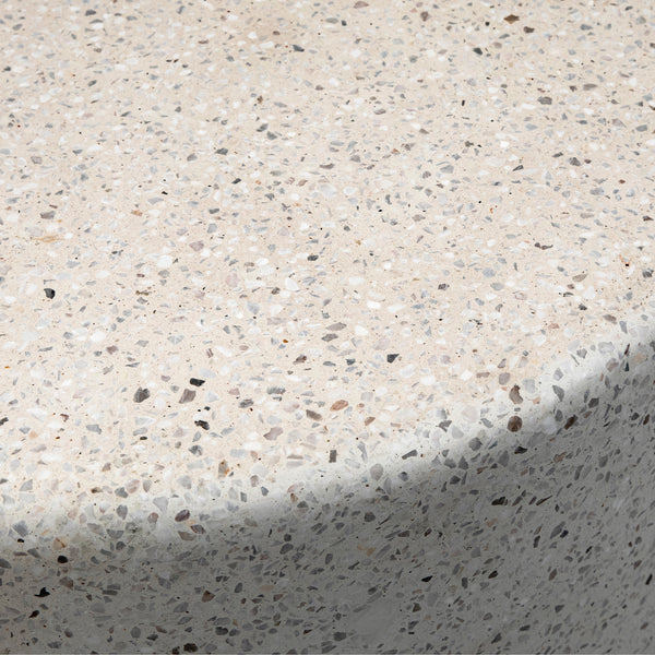 Dovetail Adriti Coffee Table Off White Terrazzo Terrazzo DOV14573