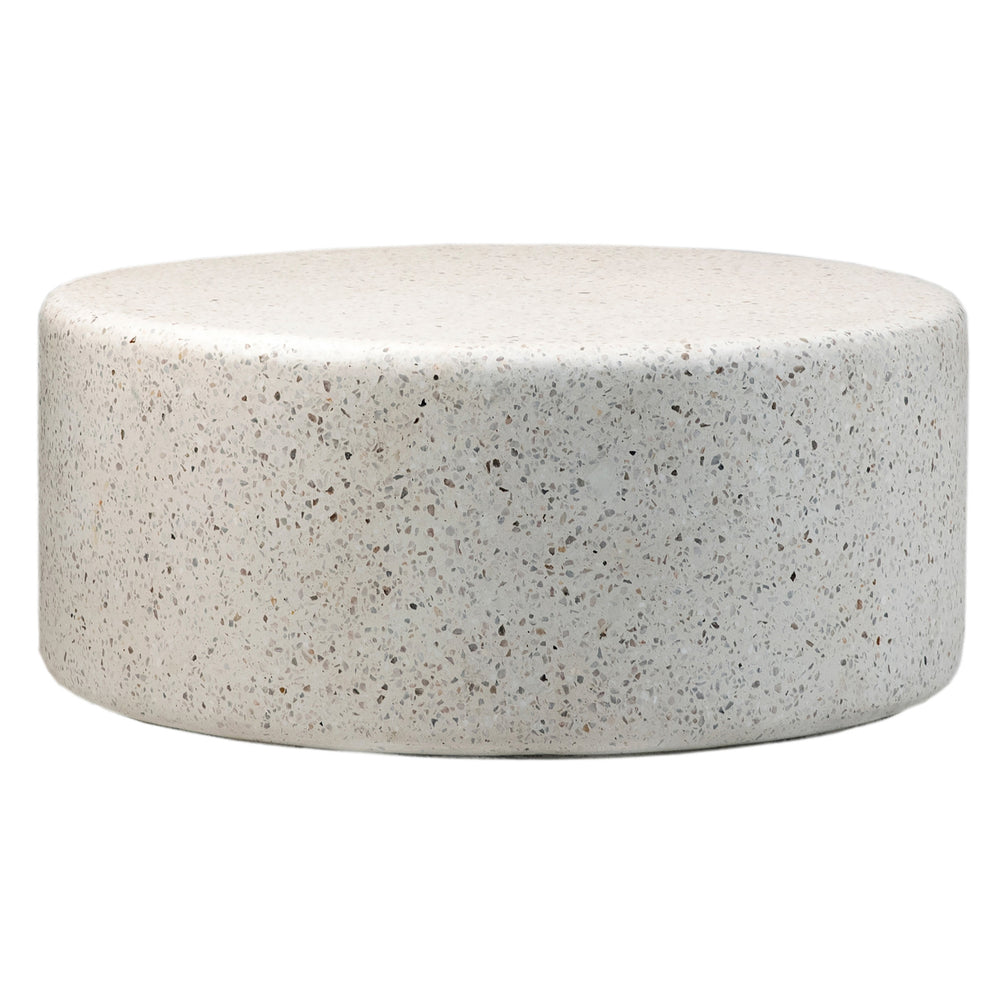 Dovetail Adriti Coffee Table Off White Terrazzo Terrazzo DOV14573