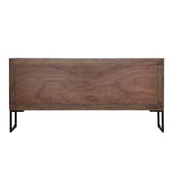 Dovetail Claes Sideboard Mango Wood and Metal - Brown and White Antique 