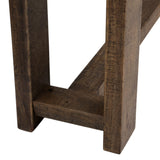 Dovetail Ronnie Console Table Reclaimed Mango Wood - Medium Brown 