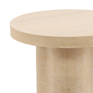 Karina Living Kyrell Light Natural Side Table – Stylish Scandinavian Design, Versatile & Perfect for Small Spaces DOV16528-LTNT