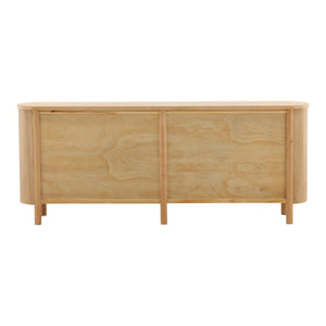 Karina Living Raelyn Sideboard Natural - Mid-Century Modern Storage Solution for Dining & Living Spaces, 84" Long DOV18046-NATL