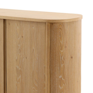 Karina Living Raelyn Sideboard Natural - Mid-Century Modern Storage Solution for Dining & Living Spaces, 84" Long DOV18046-NATL
