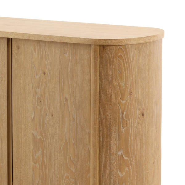 Karina Living Raelyn Sideboard Natural - Mid-Century Modern Storage Solution for Dining & Living Spaces, 84" Long DOV18046-NATL