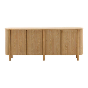 Karina Living Raelyn Sideboard Natural - Mid-Century Modern Storage Solution for Dining & Living Spaces, 84" Long DOV18046-NATL