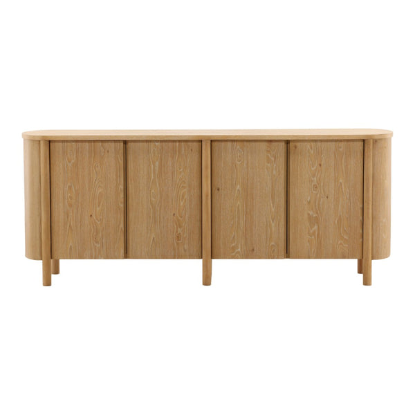 Karina Living Raelyn Sideboard Natural - Mid-Century Modern Storage Solution for Dining & Living Spaces, 84" Long DOV18046-NATL