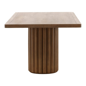 Karina Living Henley Dining Table in Dark Brown - Classic Solid Rubberwood Design for Stylish Dining Spaces DOV18048-DKBR