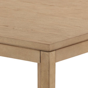 Karina Living Kirsten Dining Table in Natural Finish – Modern Farmhouse Design for 6-8 Guests with Oak Top DOV18082-NATL