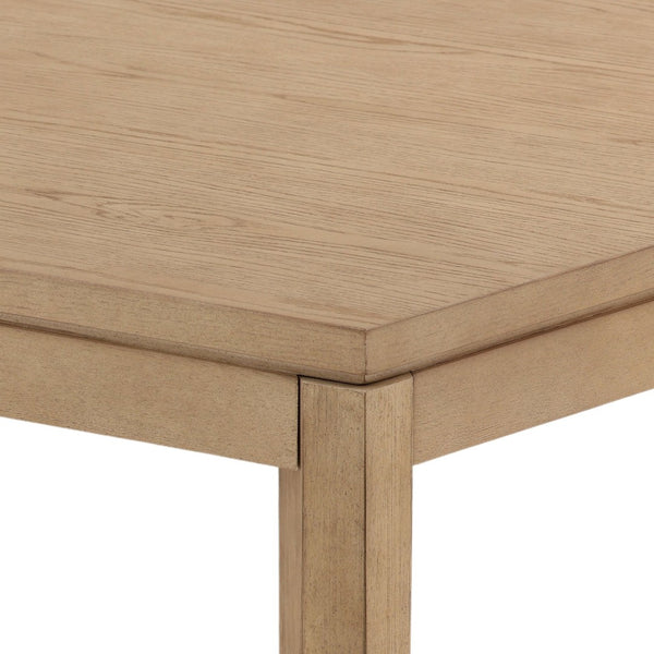 Karina Living Kirsten Dining Table in Natural Finish – Modern Farmhouse Design for 6-8 Guests with Oak Top DOV18082-NATL
