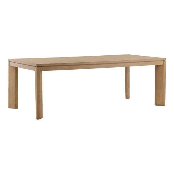 Karina Living Kirsten Dining Table in Natural Finish – Modern Farmhouse Design for 6-8 Guests with Oak Top DOV18082-NATL
