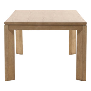 Karina Living Kirsten Dining Table in Natural Finish – Modern Farmhouse Design for 6-8 Guests with Oak Top DOV18082-NATL