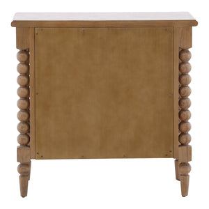 Karina Living Marcellina Nightstand - Contemporary Rubberwood Design with Generous Storage for Modern Bedrooms Natural DOV18111-NATL