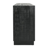 Dovetail Humphreys Side Board Black Black Pine Wood DOV18167-BLCK