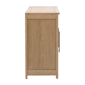 Karina Living Delacruz Mid-Century Sideboard 80.3" - Natural Wood Finish, Spacious Storage & Timeless Design DOV18168-NATL-80