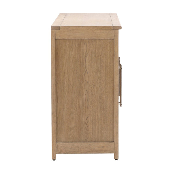 Karina Living Delacruz Mid-Century Sideboard 80.3" - Natural Wood Finish, Spacious Storage & Timeless Design DOV18168-NATL-80