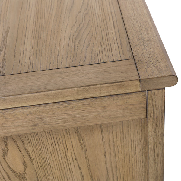 Dovetail Delacruz Sideboard Natural Natural Rubber Wood and Oak Veneer DOV18168-NATL