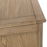 Dovetail Delacruz Sideboard Natural Natural Rubber Wood and Oak Veneer DOV18168-NATL