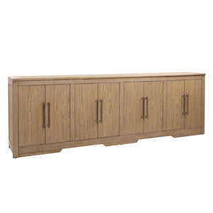 Dovetail Delacruz Sideboard Natural Natural Rubber Wood and Oak Veneer DOV18168-NATL