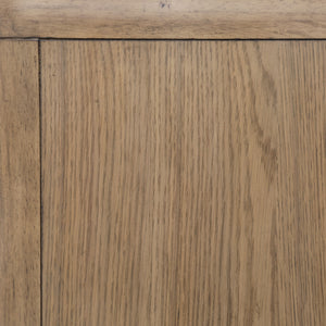 Dovetail Tricia Nightstand Natural Natural Rubber Wood and Oak Veneer DOV18174-NATL