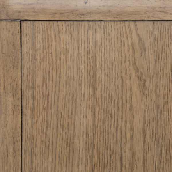 Dovetail Tricia Nightstand Natural Natural Rubber Wood and Oak Veneer DOV18174-NATL