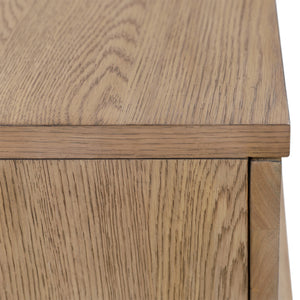 Dovetail Margaux Side Board Natural Natural Rubber Wood and Oak Veneer DOV18184-NATL