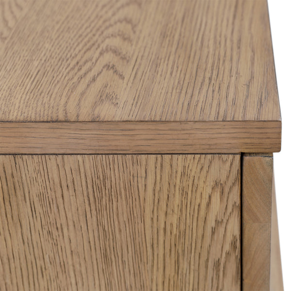 Dovetail Margaux Side Board Natural Natural Rubber Wood and Oak Veneer DOV18184-NATL