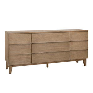 Dovetail Margaux Side Board Natural Natural Rubber Wood and Oak Veneer DOV18184-NATL