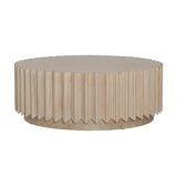 Karina Living Coffee Table Rubber Wood and Oak Veneer - Light Natural