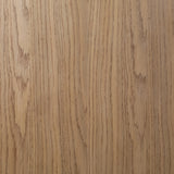 Dovetail Malone Cabet Rubber Wood, Oak Veneer and Glass - Natural 