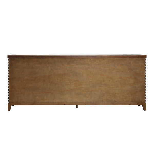 Dovetail Essie Sideboard Acacia Wood and Veneer - Medium Brown 