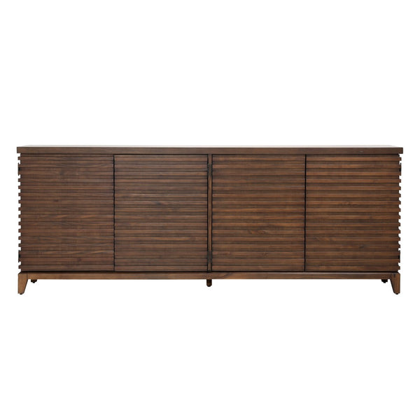 Dovetail Essie Sideboard Acacia Wood and Veneer - Medium Brown 