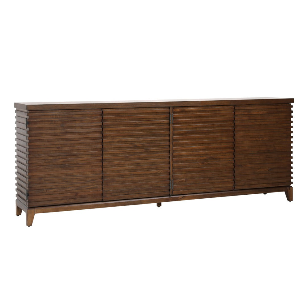 Dovetail Essie Sideboard Acacia Wood and Veneer - Medium Brown 