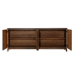 Dovetail Essie Sideboard Acacia Wood and Veneer - Medium Brown 