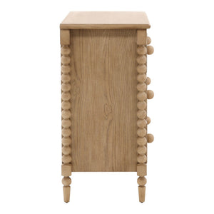 Karina Living Marcellina Dresser in Natural Finish - Stylish Solid Rubberwood with Ample Storage for Every Room DOV18205-NATL