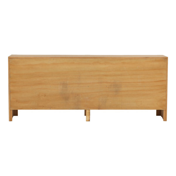 Karina Living Fallon Sideboard Natural 78" - Stylish Solid Oak Storage Solution for Modern Dining & Living Spaces DOV18209-NATL-78