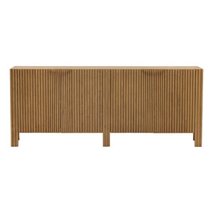 Karina Living Fallon Sideboard Natural 78" - Stylish Solid Oak Storage Solution for Modern Dining & Living Spaces DOV18209-NATL-78