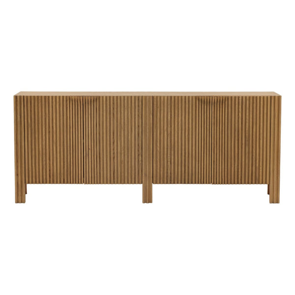 Karina Living Fallon Sideboard Natural 78" - Stylish Solid Oak Storage Solution for Modern Dining & Living Spaces DOV18209-NATL-78