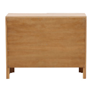 Dovetail Fallon Sideboard Natural Natural Oak Wood and Oak Veneer DOV18209-NATL