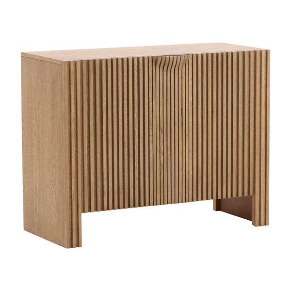 Dovetail Fallon Sideboard Natural Natural Oak Wood and Oak Veneer DOV18209-NATL