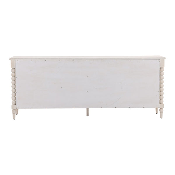 Karina Living Marcellina Sideboard in Whitewash - Stylish Storage Solution for Modern, Coastal & Farmhouse Decor DOV18225-WHTW