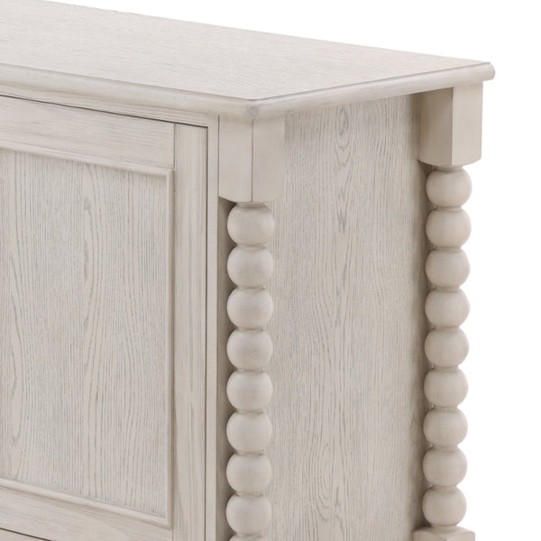Karina Living Marcellina Sideboard in Whitewash - Stylish Storage Solution for Modern, Coastal & Farmhouse Decor DOV18225-WHTW