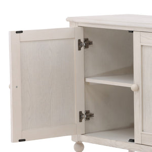 Karina Living Marcellina Sideboard in Whitewash - Stylish Storage Solution for Modern, Coastal & Farmhouse Decor DOV18225-WHTW
