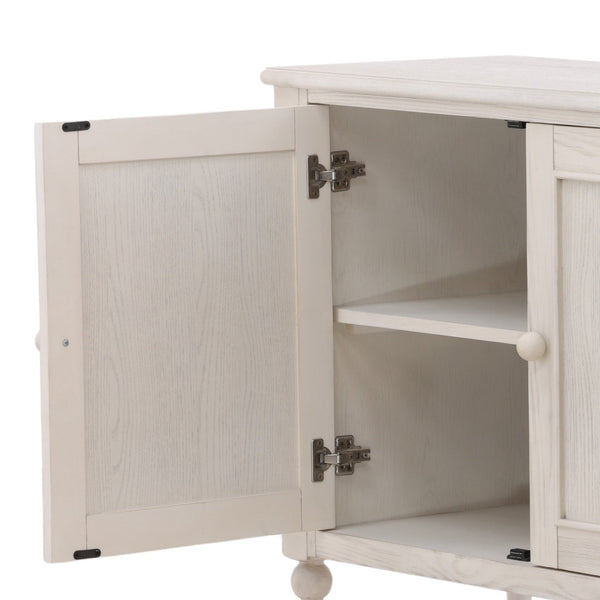 Karina Living Marcellina Sideboard in Whitewash - Stylish Storage Solution for Modern, Coastal & Farmhouse Decor DOV18225-WHTW